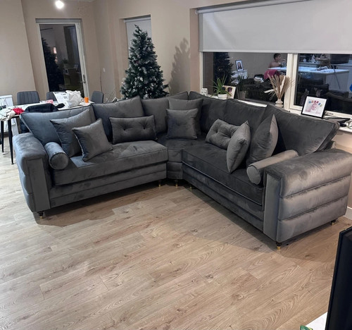 Luxury lilly corner sofa plush - lilly,