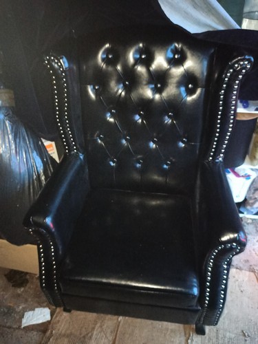 Lounge chair black - lounge,