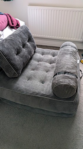 Grey corduroy convertible - corduroy,