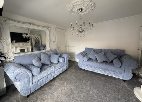 Light blue crushed - light,