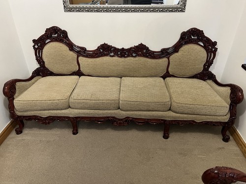 Sofa settee suite armchairs - sofa/settee, 2