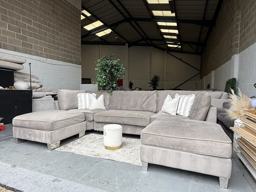 Sofa club mink grey shape - club, u