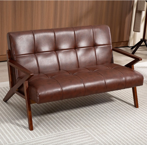 Seater sofa settee - 2, brown