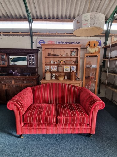Two seater sofa upholstered - two,