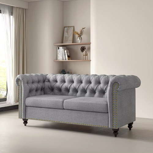 Large seater chesterfield - large,