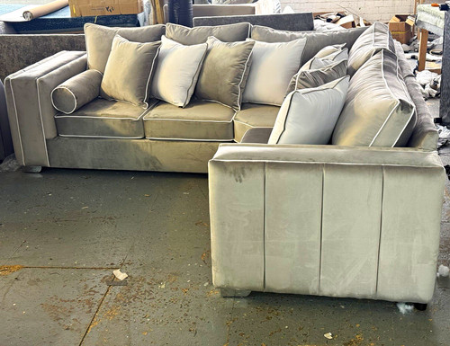 Madried sofastic silver velvet - madried,