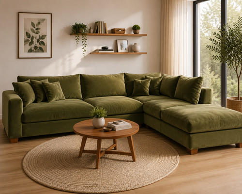 Premium olive green large - green,