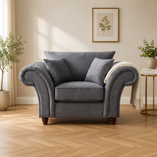 Elegant chesterfield sofa - elegant, set
