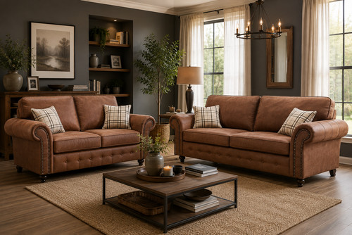 Tan brown traditional fabric - brown, 3