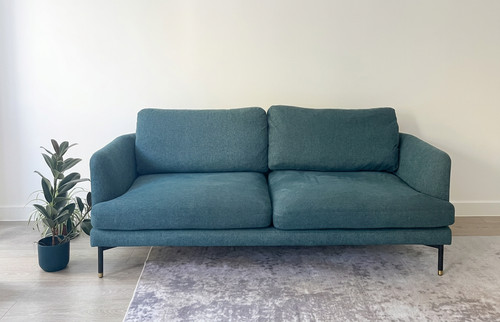 Castlery teal seater sofa - teal,
