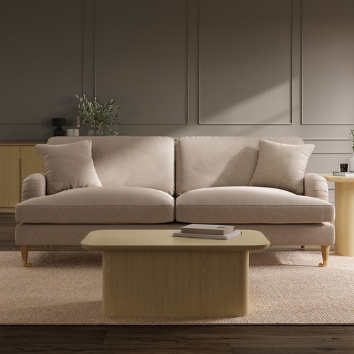 Beige woven fabric - beige,