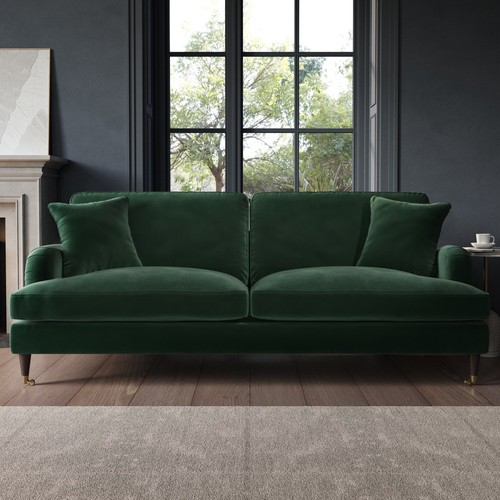 Dark green velvet - velvet, seater