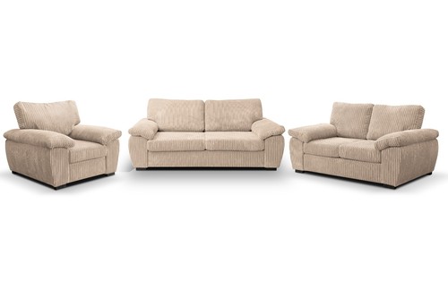 Fabric sofa jumbo cord set - jumbo,